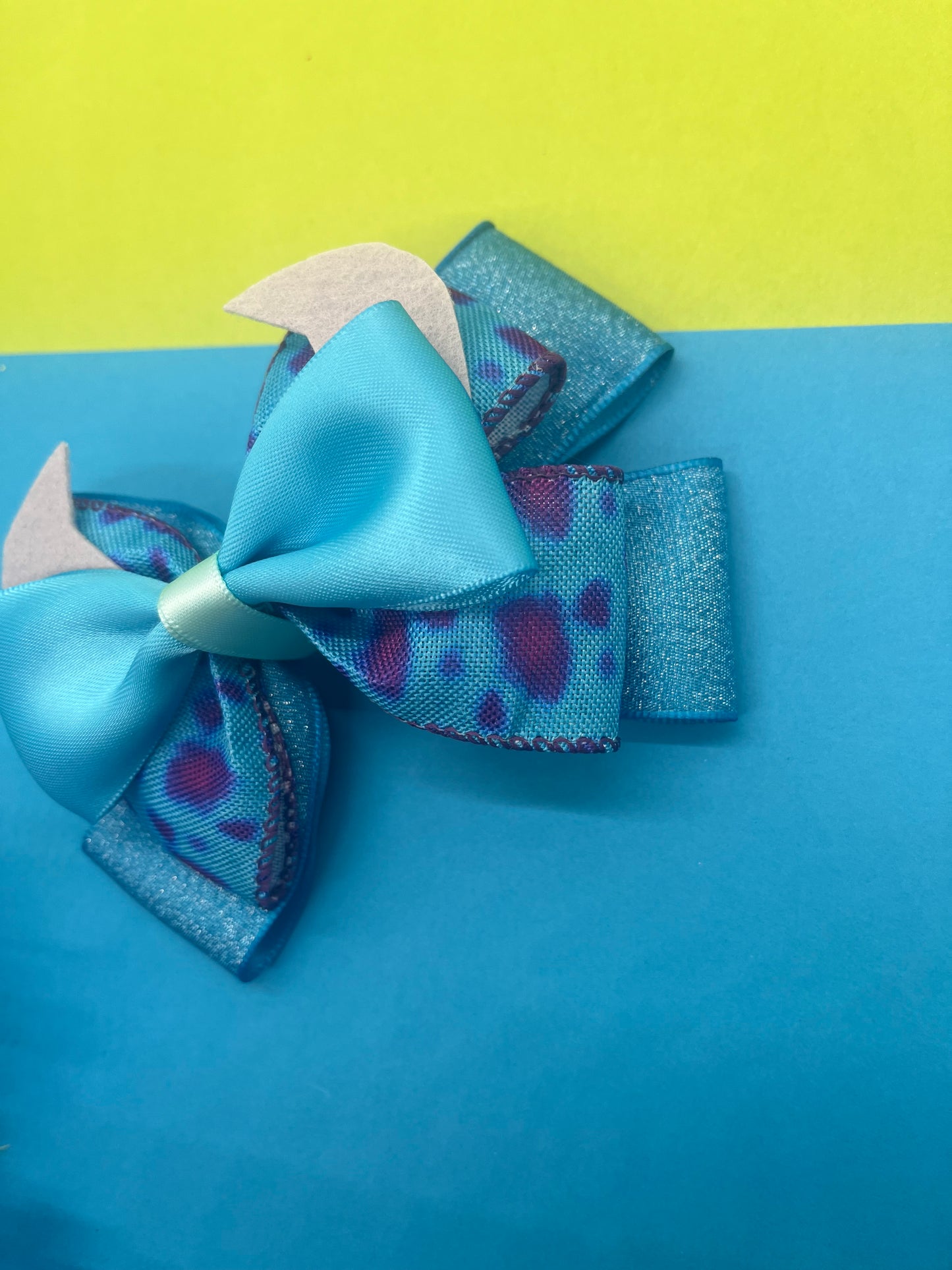 Monster Inspired Hair Bow