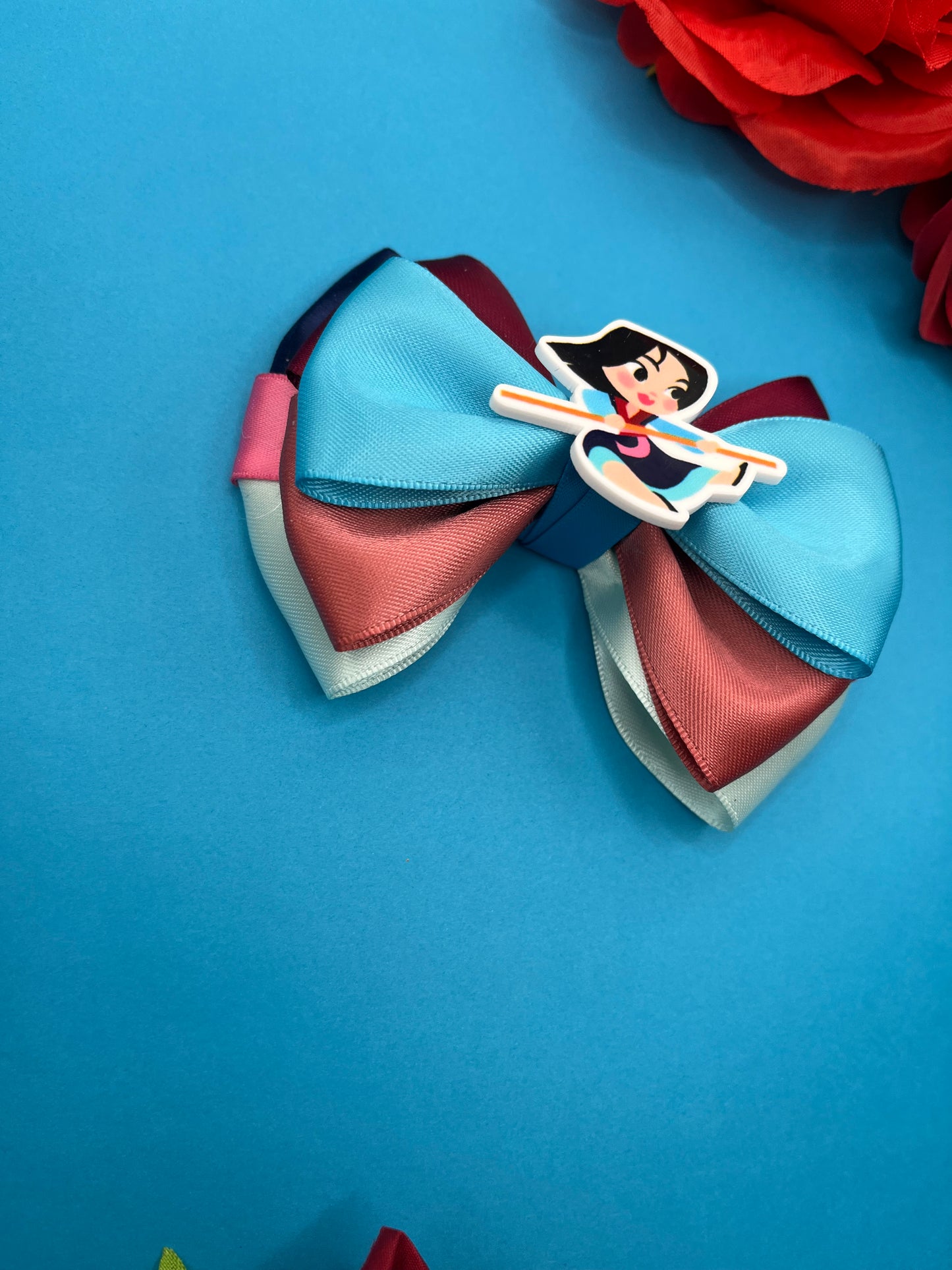 Chinese Warrior Inspired Hair Bow