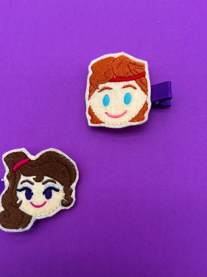 Couple Inspired Hair Clips