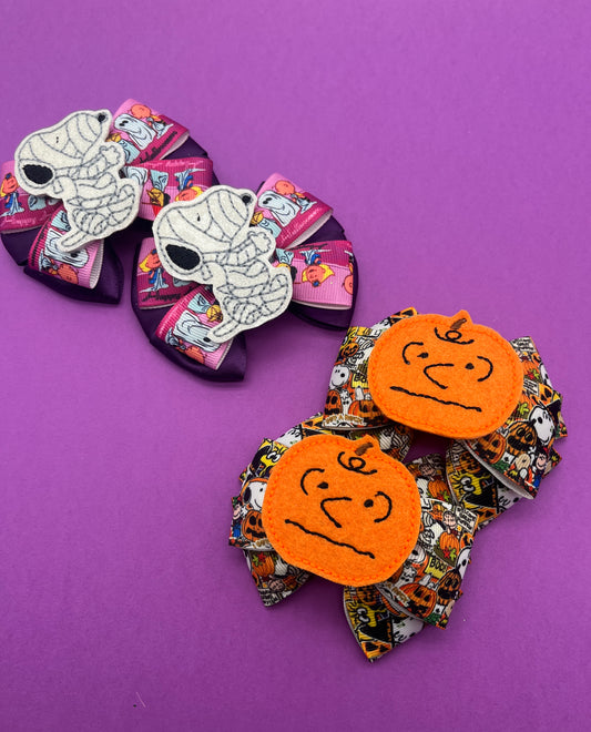 Halloween Inspired Hair Bows
