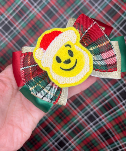 Christmas Bear Inspired Bow
