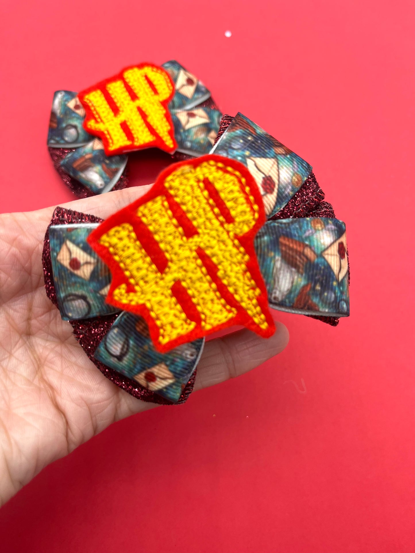 Mini Letter Inspired Bow