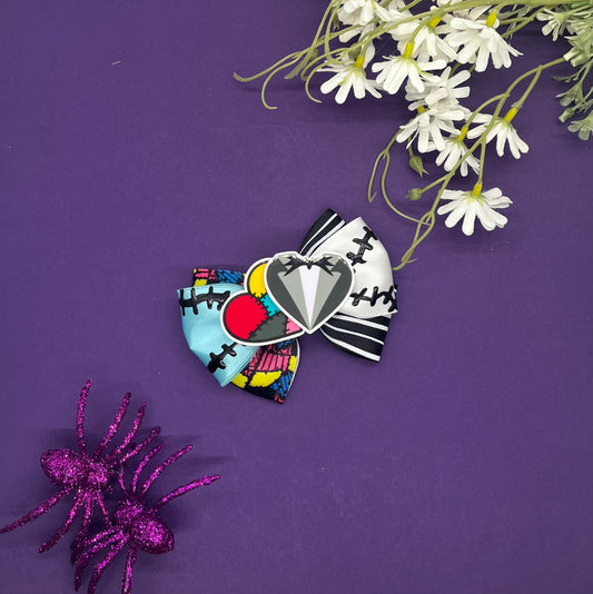 Spooky Couple Inspired Mashup Bow