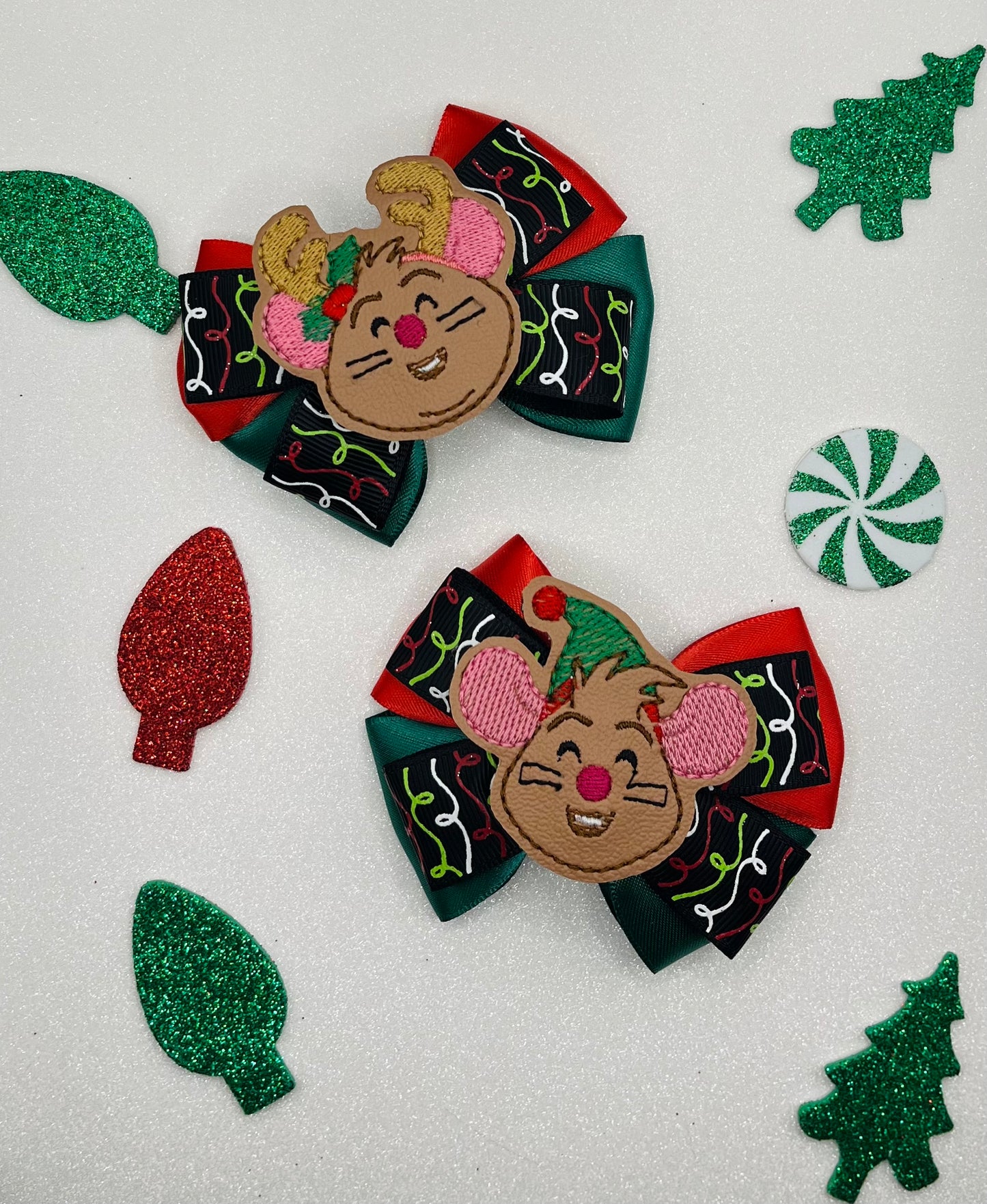 Mini Mice Inspired Holiday Bows
