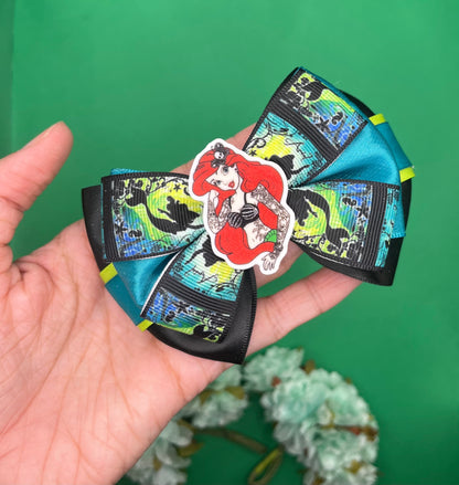 Punk Mermaid Inspired Hair Bow