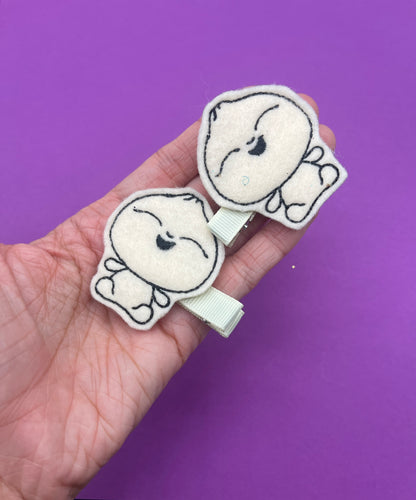 Mini Bun Inspired Feltie Clips