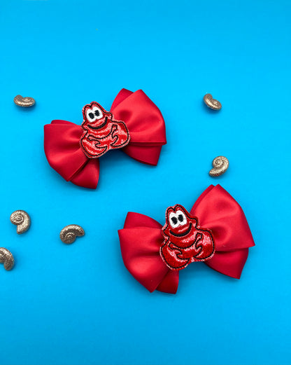 Mini Crab Inspired Bow