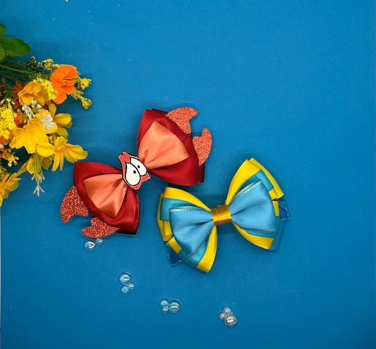 Fish Inspired Bows