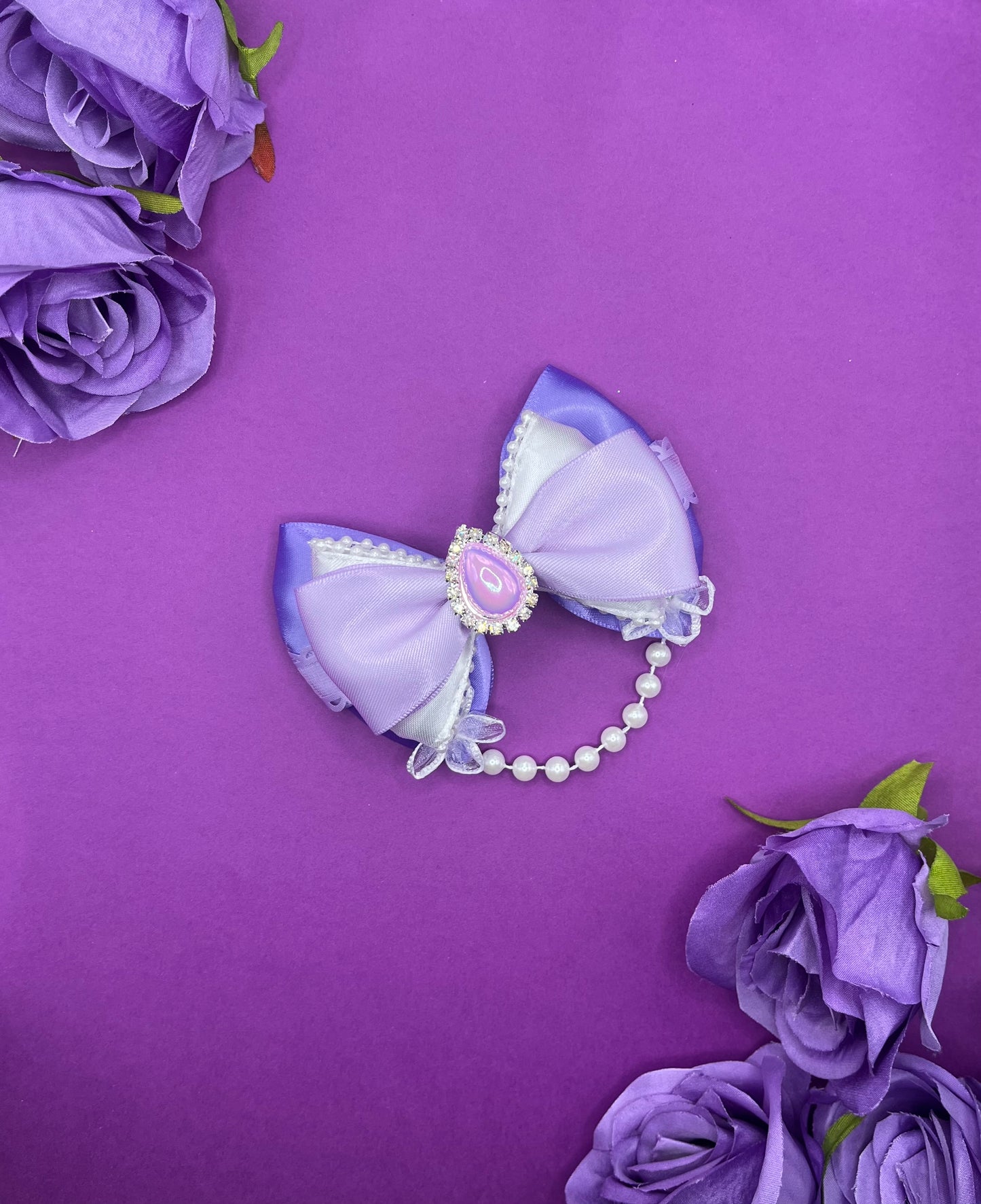 Purple Princess Inspired Bow