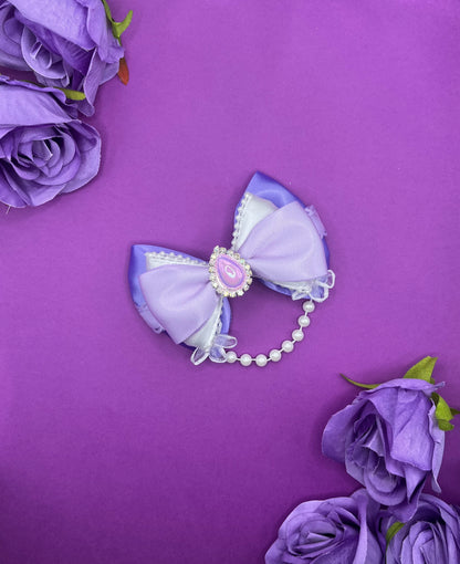 Purple Princess Inspired Bow