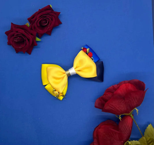 Rose Mashup Inspired Hair Bow