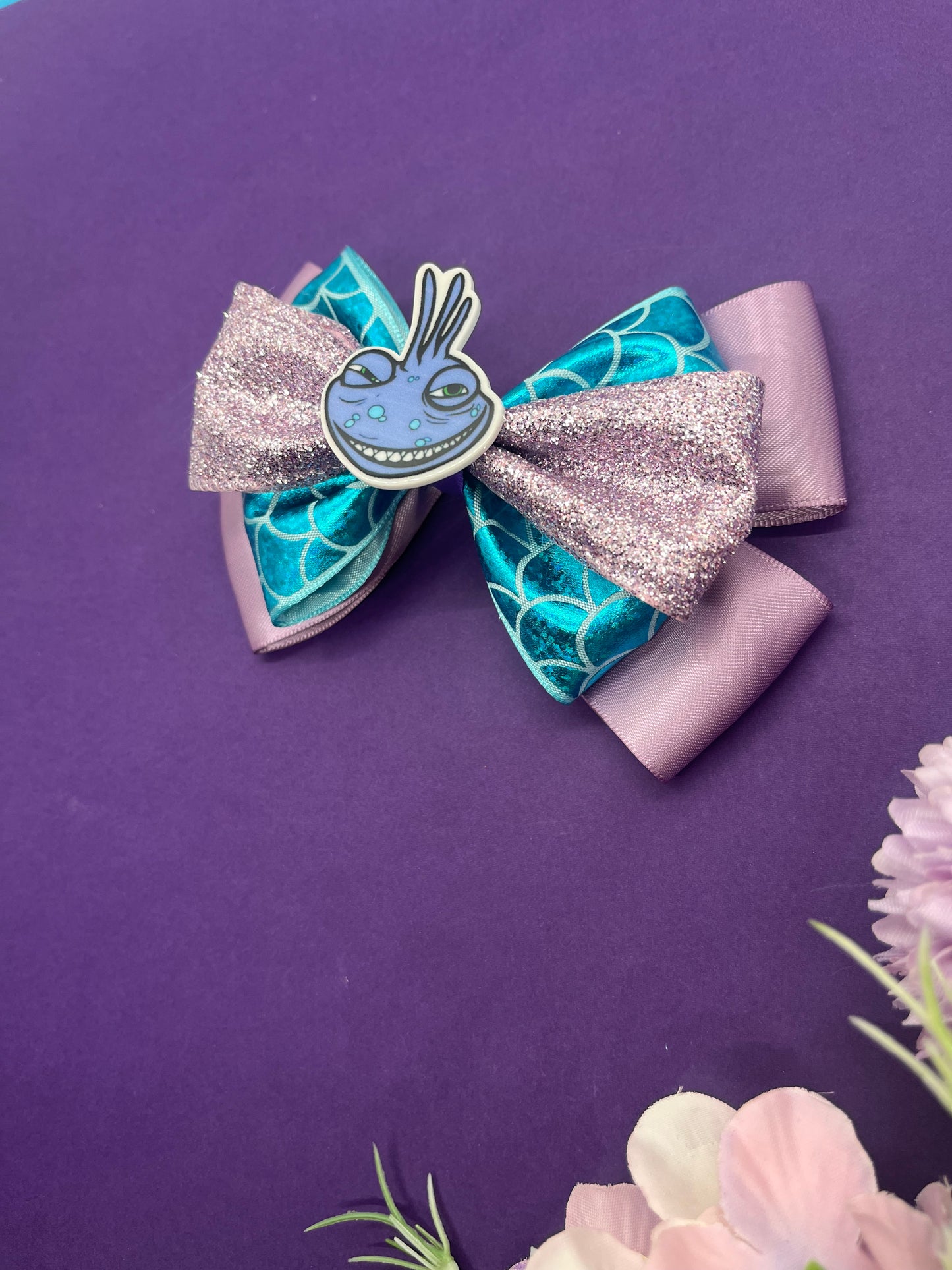 Monster Inspired Hair Bow