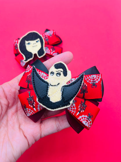Mini Halloween Inspired Hair Bow