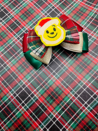 Christmas Bear Inspired Bow