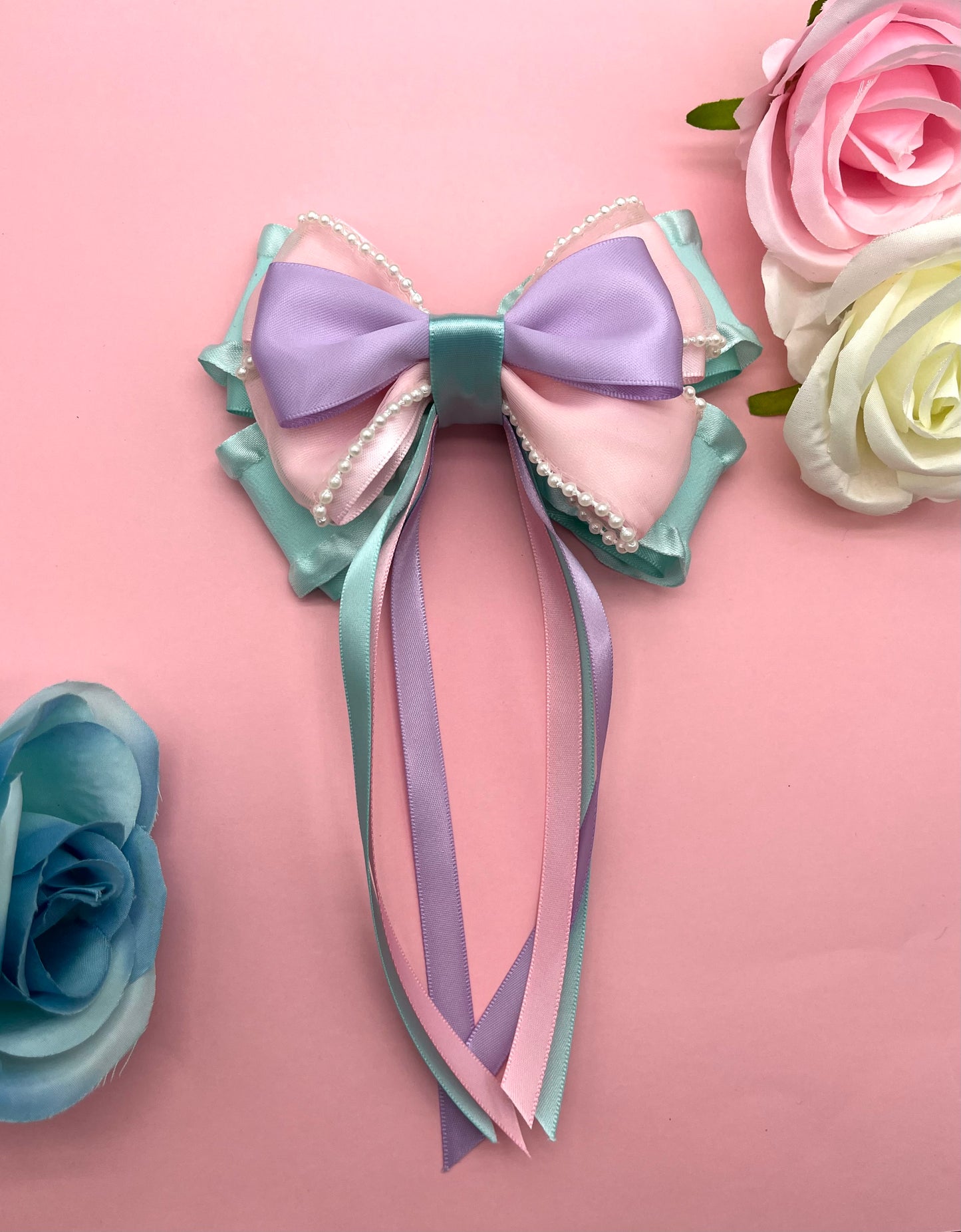 Pastel Princess Hair Bow