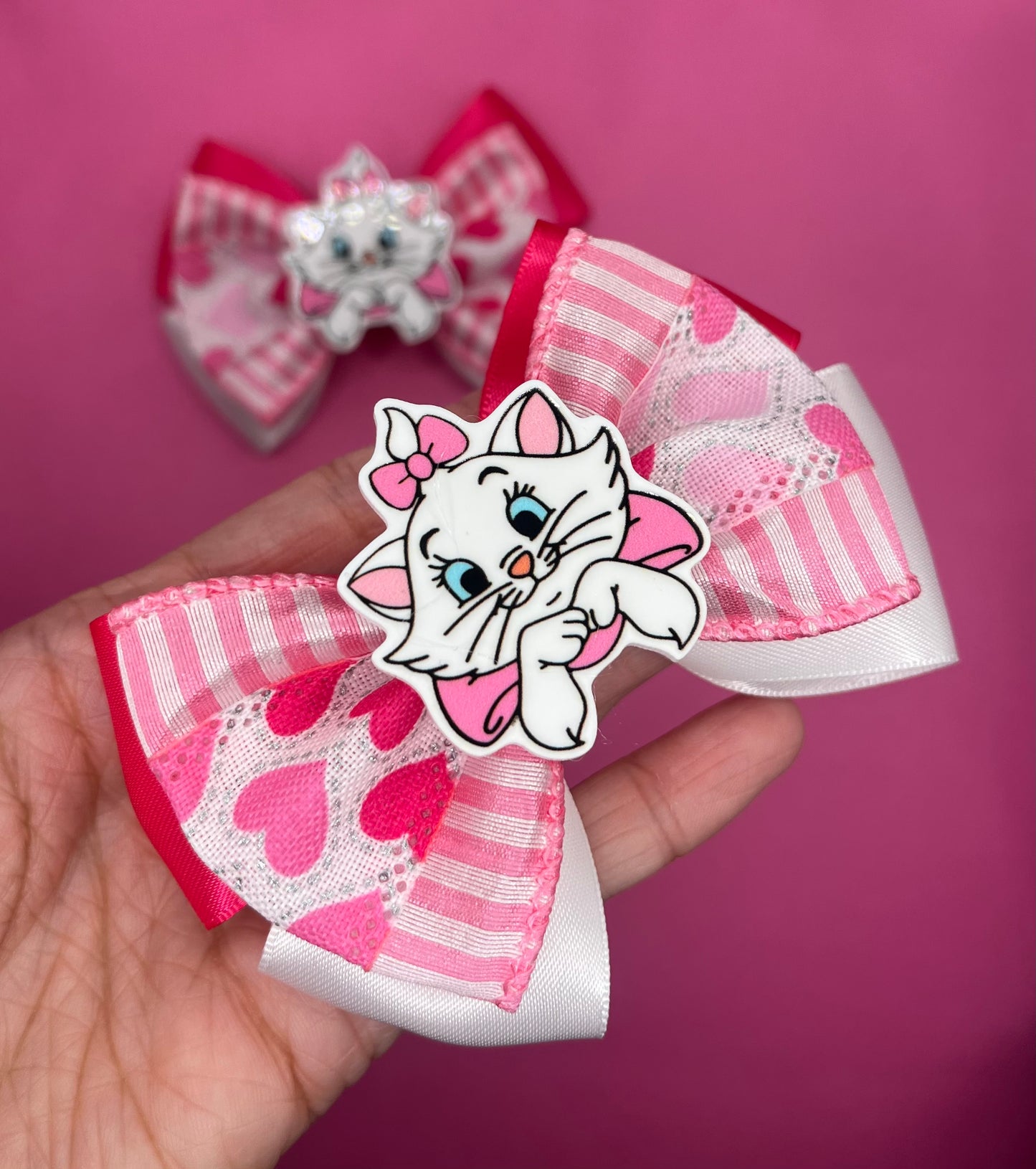 Cat Inspired Hair Bow