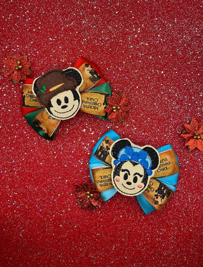 Mini Dickens Inspired Hair Bows