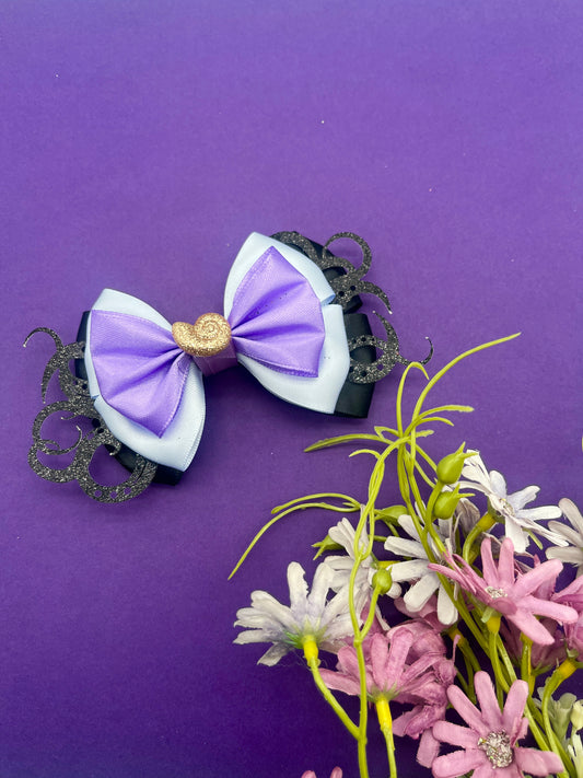 Sea Witch Inspired Hair Bow