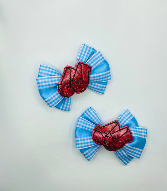 Mini Slippers Inspired Bow
