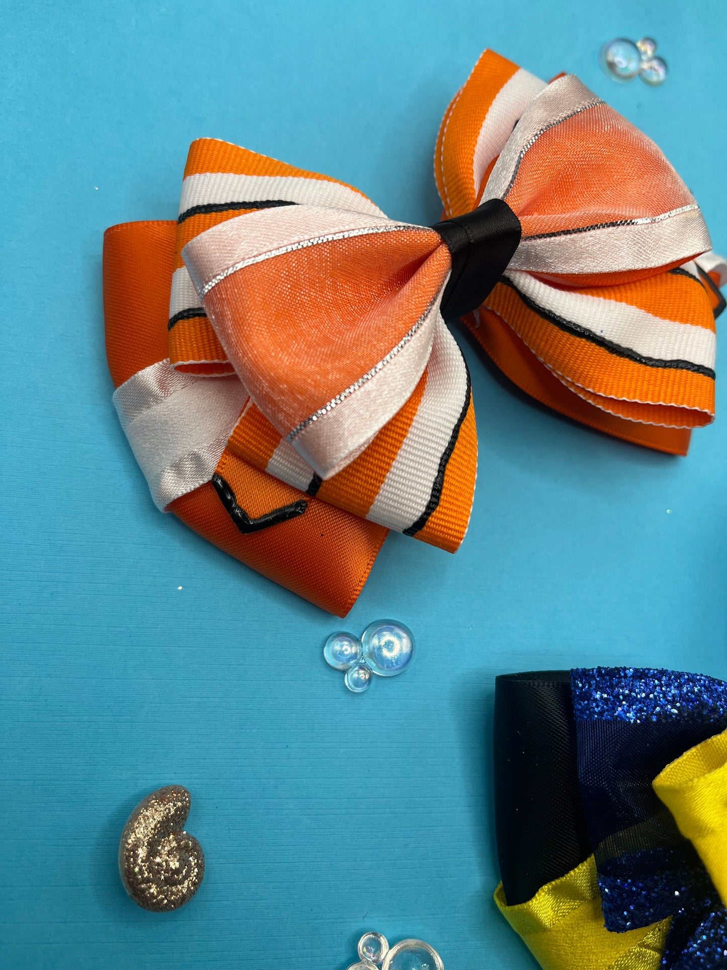 Fish Inspired Hair Bows