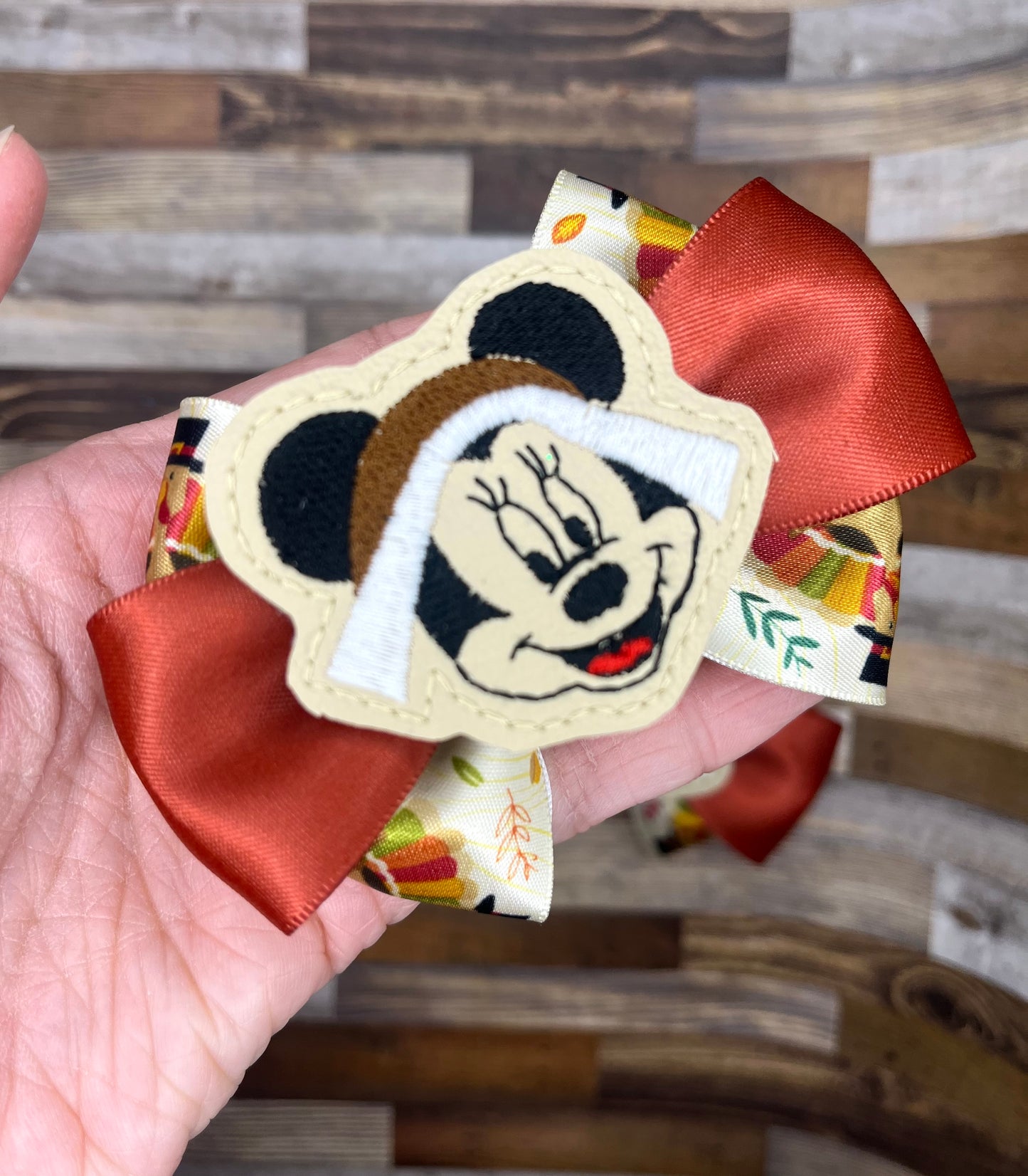 Mini Thanksgiving Inspired Bow