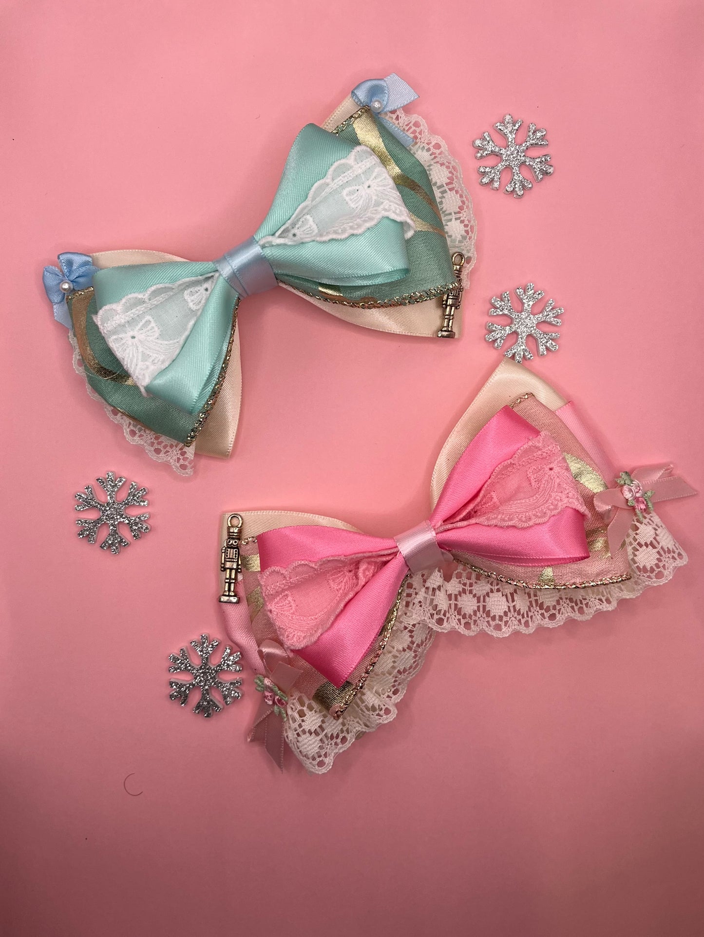 Christmas Ballerina Inspired Hair Bows