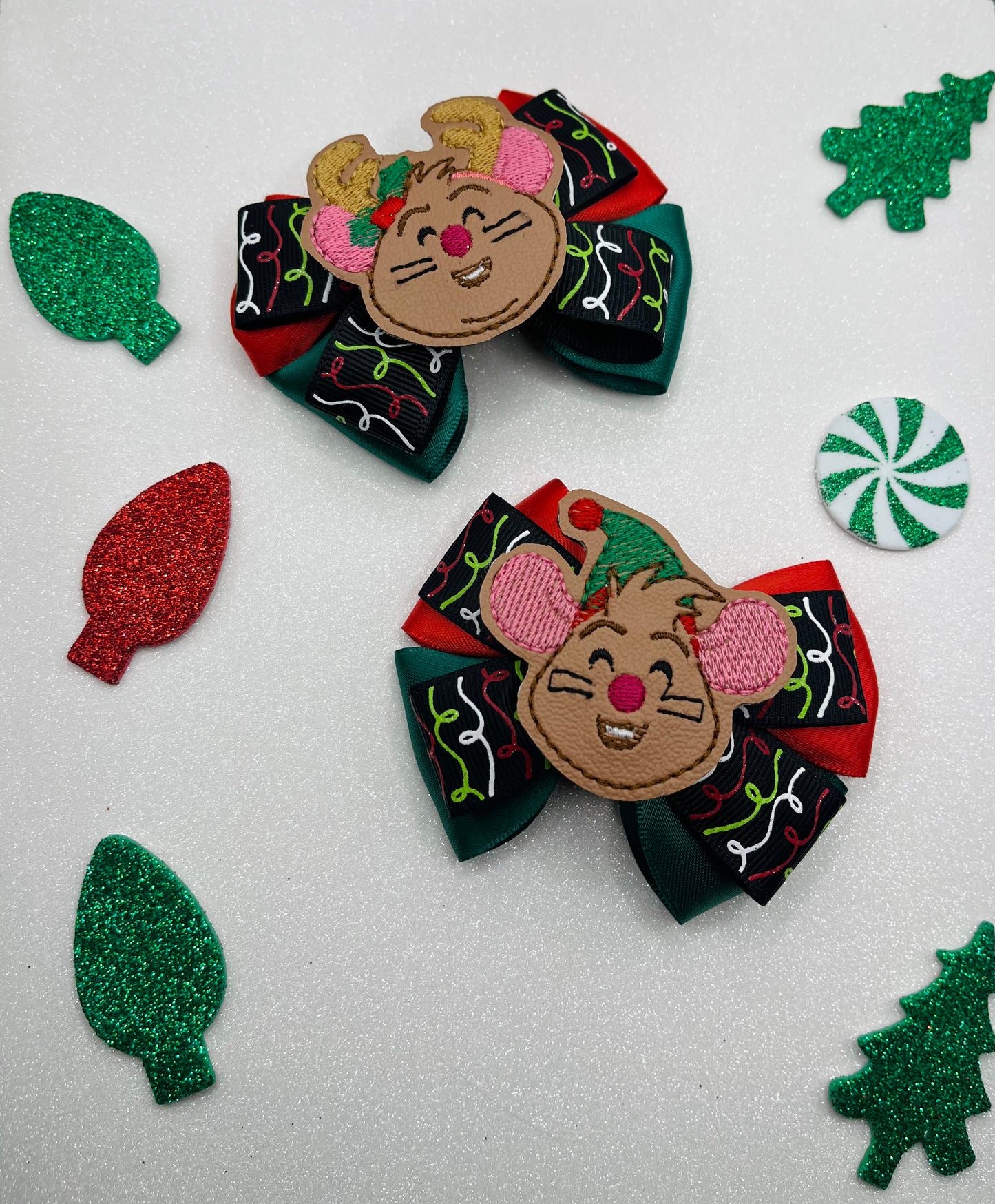 Mini Mice Inspired Holiday Bows