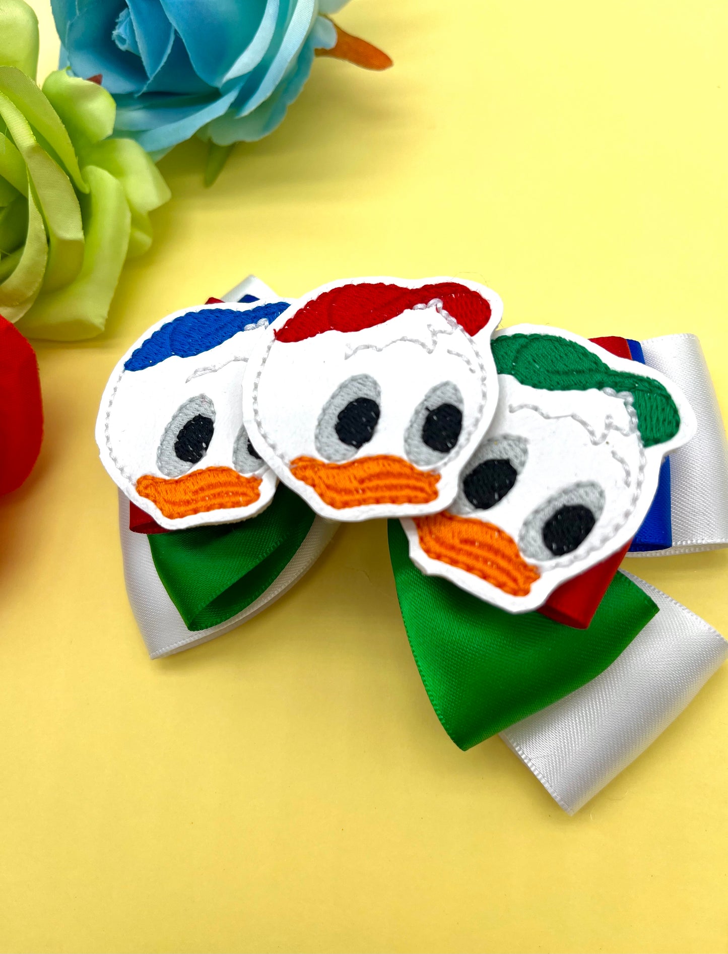 Feathered Brothers Inspired Hair Bow
