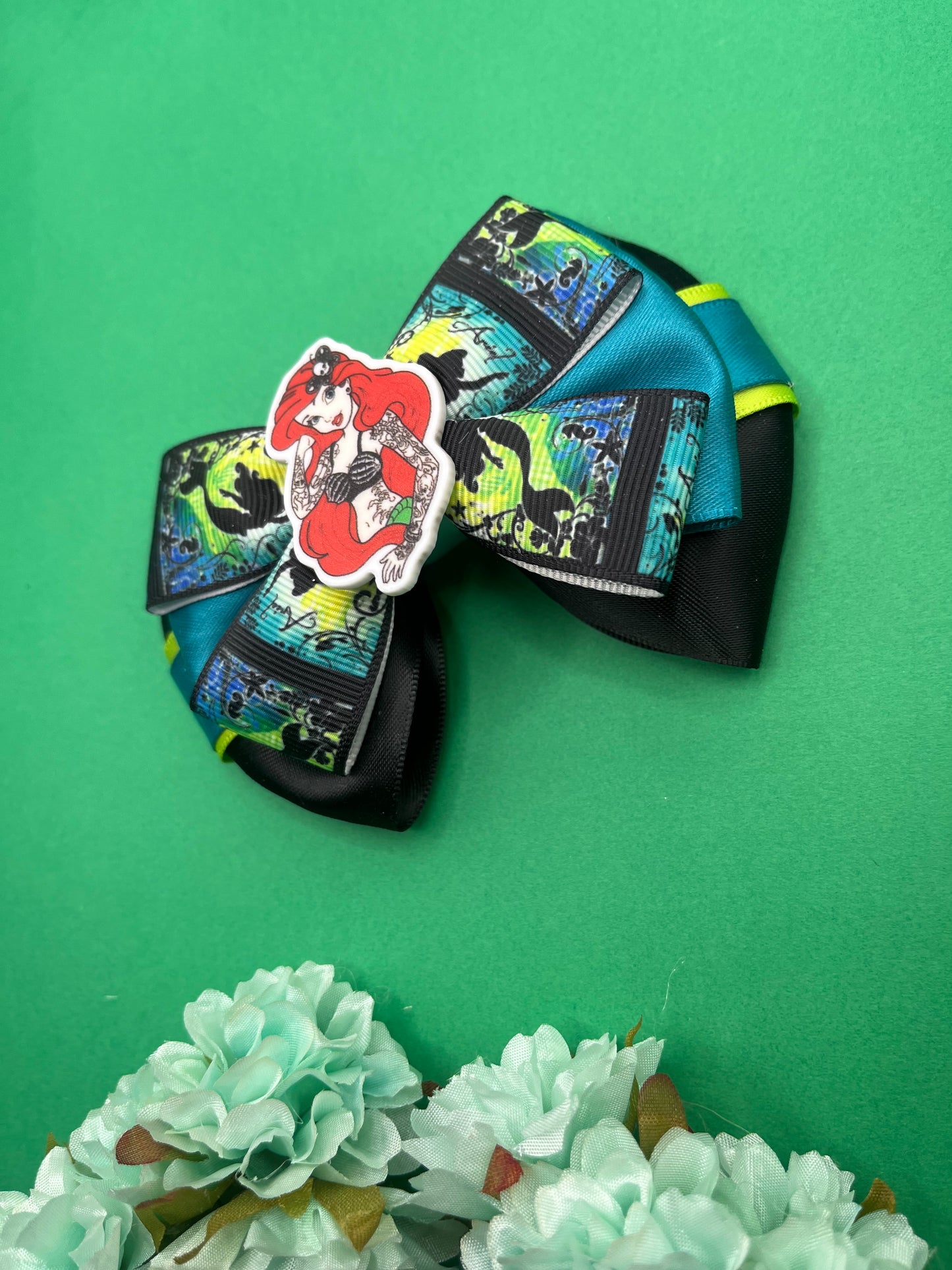 Punk Mermaid Inspired Hair Bow