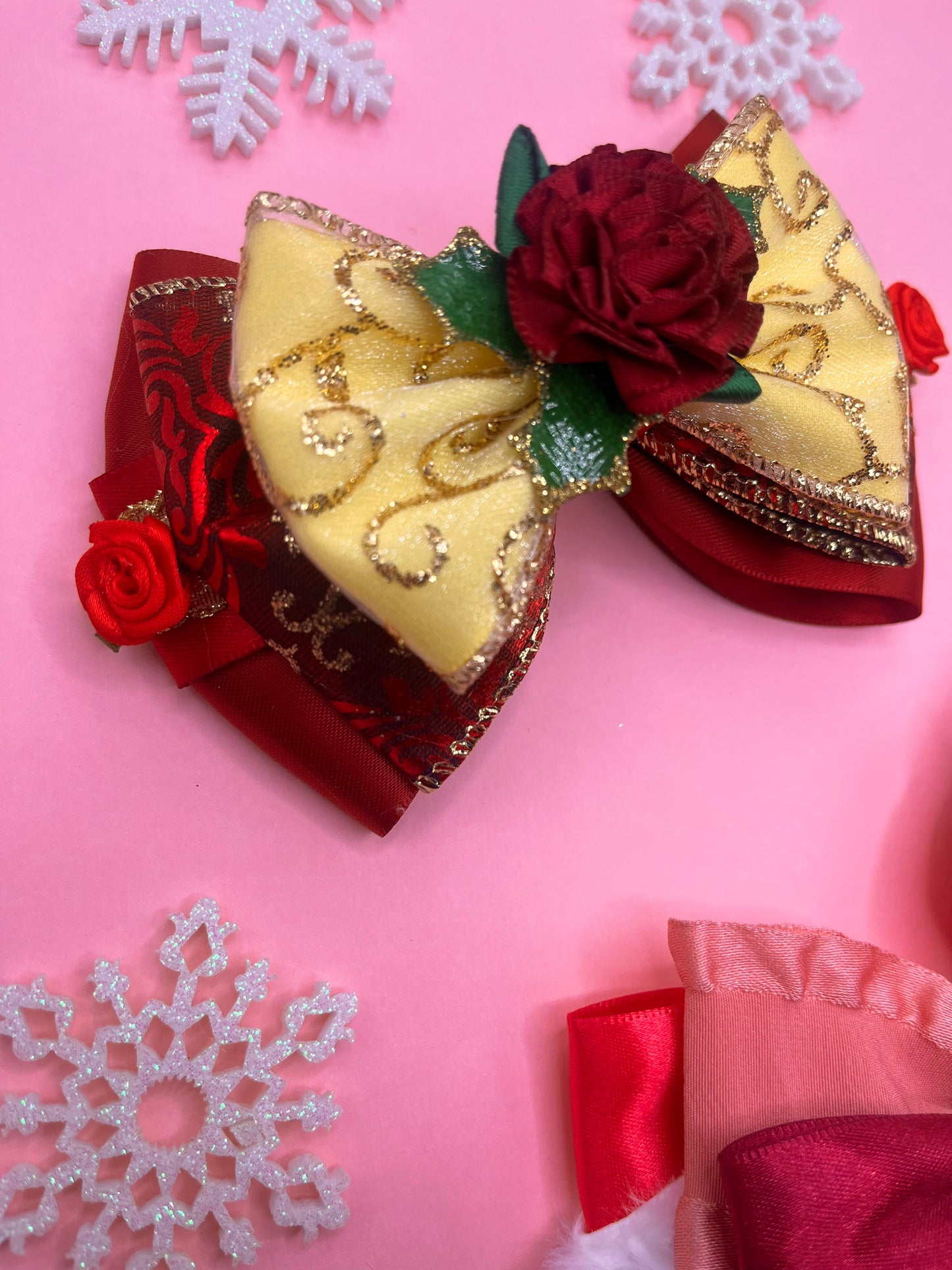 Holiday Princess Inspired Hair Bows
