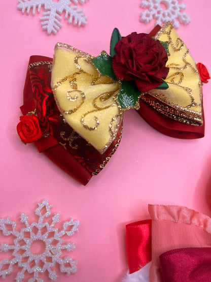 Holiday Princess Inspired Hair Bows