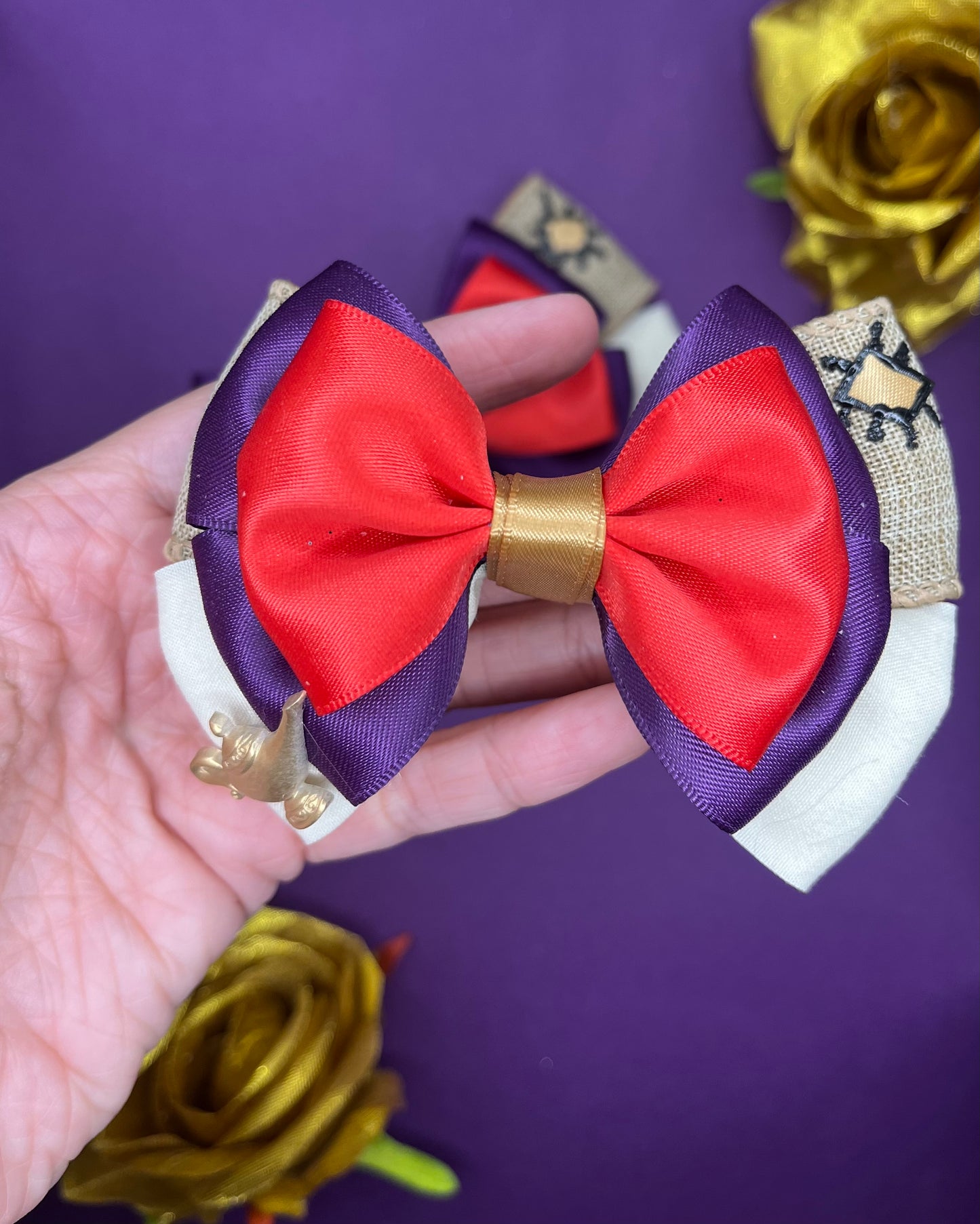 Magic Lamp Prince Inspired Hair Bow