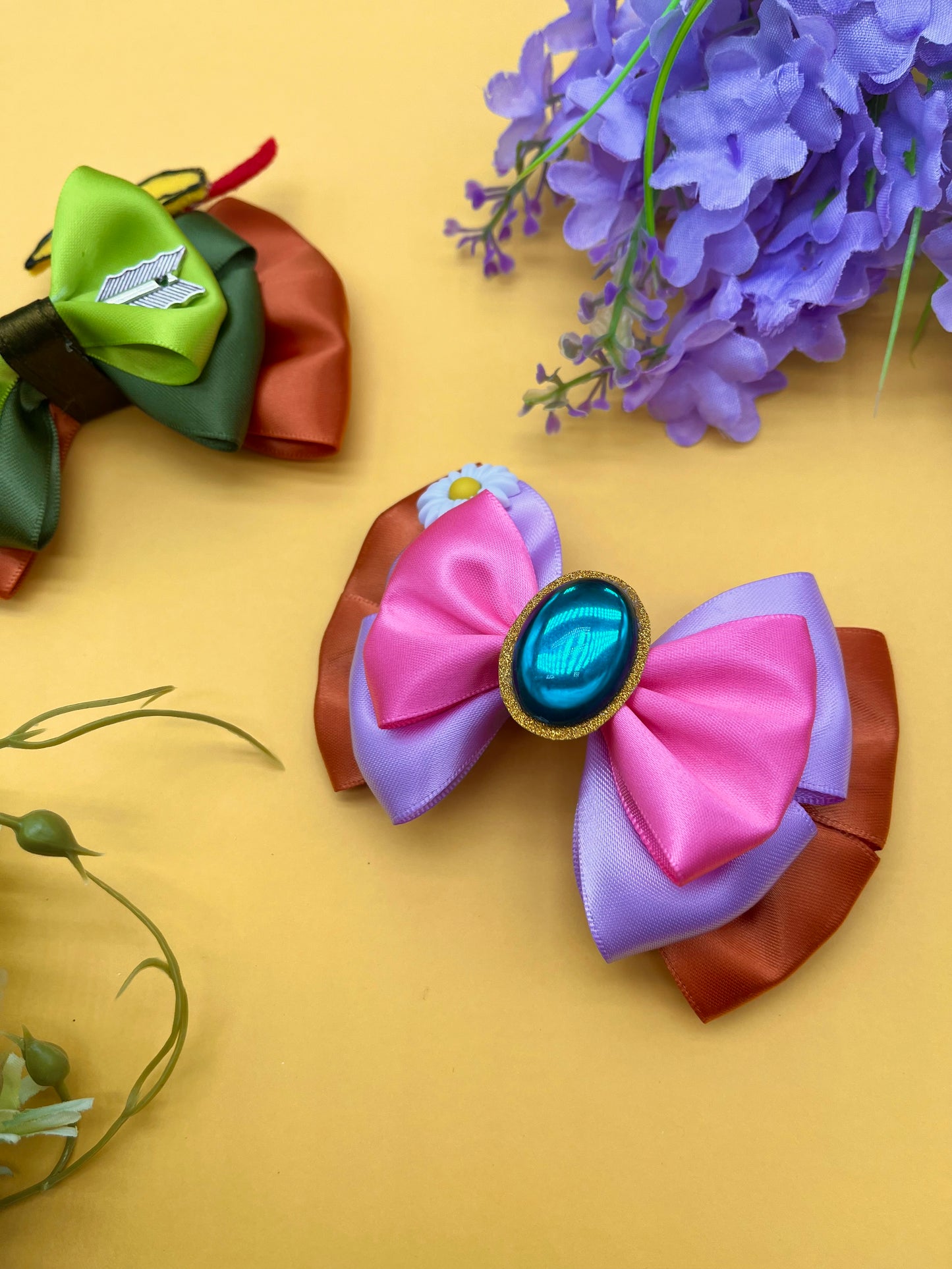 Fox and Maid Inspired Hair Bows