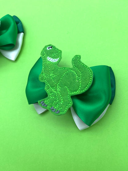 Mini Dinosaur Inspired Bow
