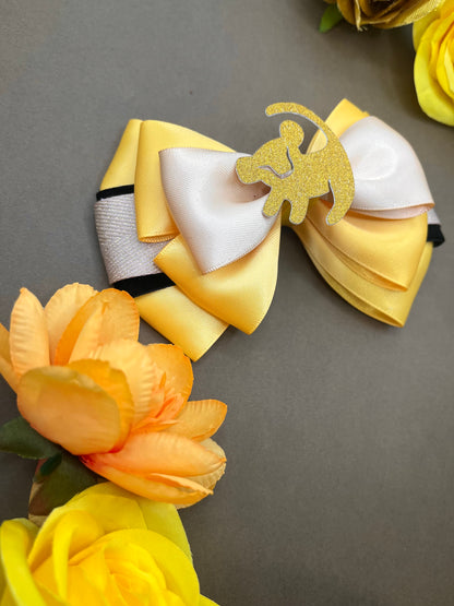 Lion Inspired Hair Bow
