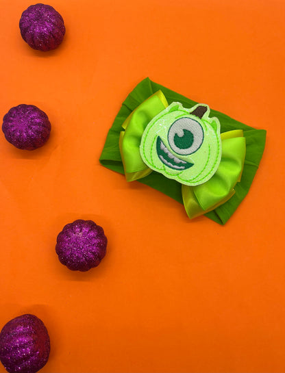 Monster Pumpkin Inspired Headband
