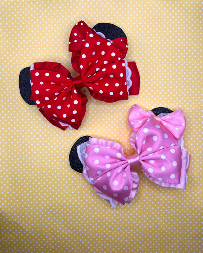 Mouse Inspired Hair Bows