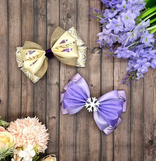 Fall Princesses Inspired Hair Bows