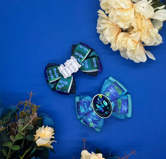 Ghosts Inspired Hair Bows