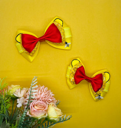 Bear Inspired Hair Bow
