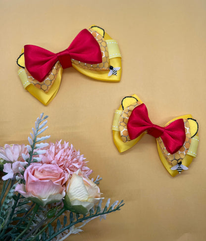 Bear Inspired Hair Bow