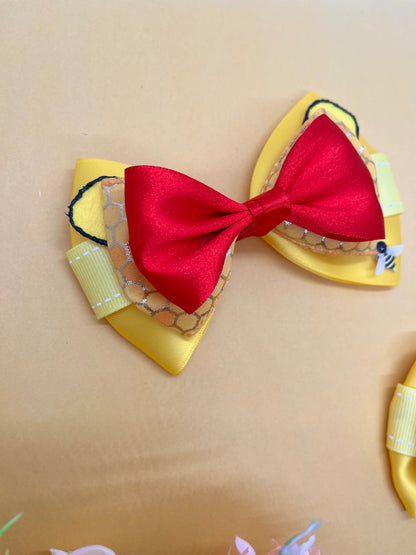 Bear Inspired Hair Bow