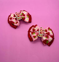 Berry Inspired Hair Bow