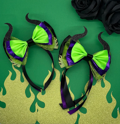 Wicked Fairy Inspired Hair Bow