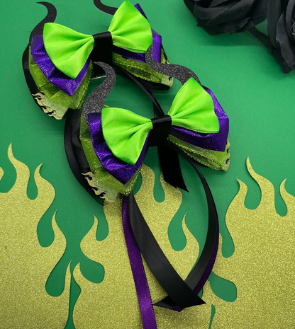 Wicked Fairy Inspired Hair Bow