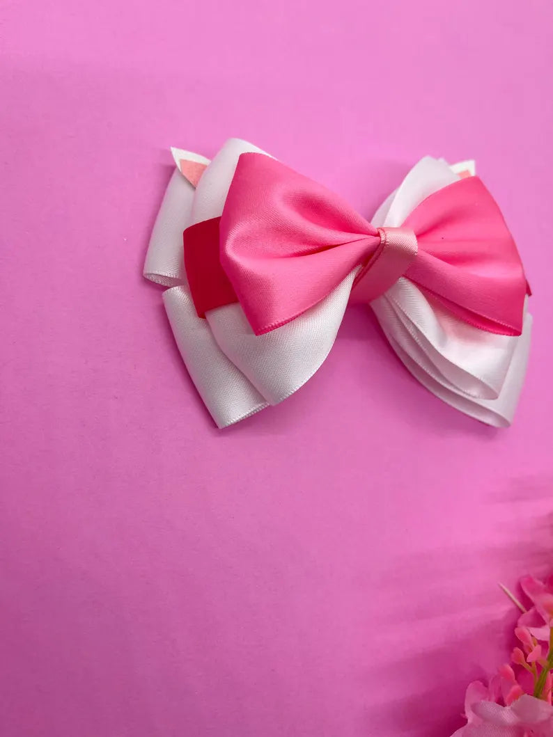 Kitty Inspired Hair Bow