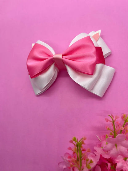 Kitty Inspired Hair Bow