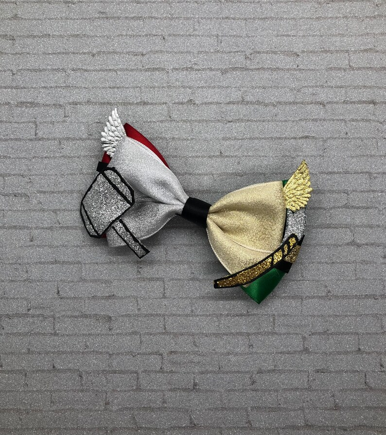 Hero Mashup Inspired Hair Bow