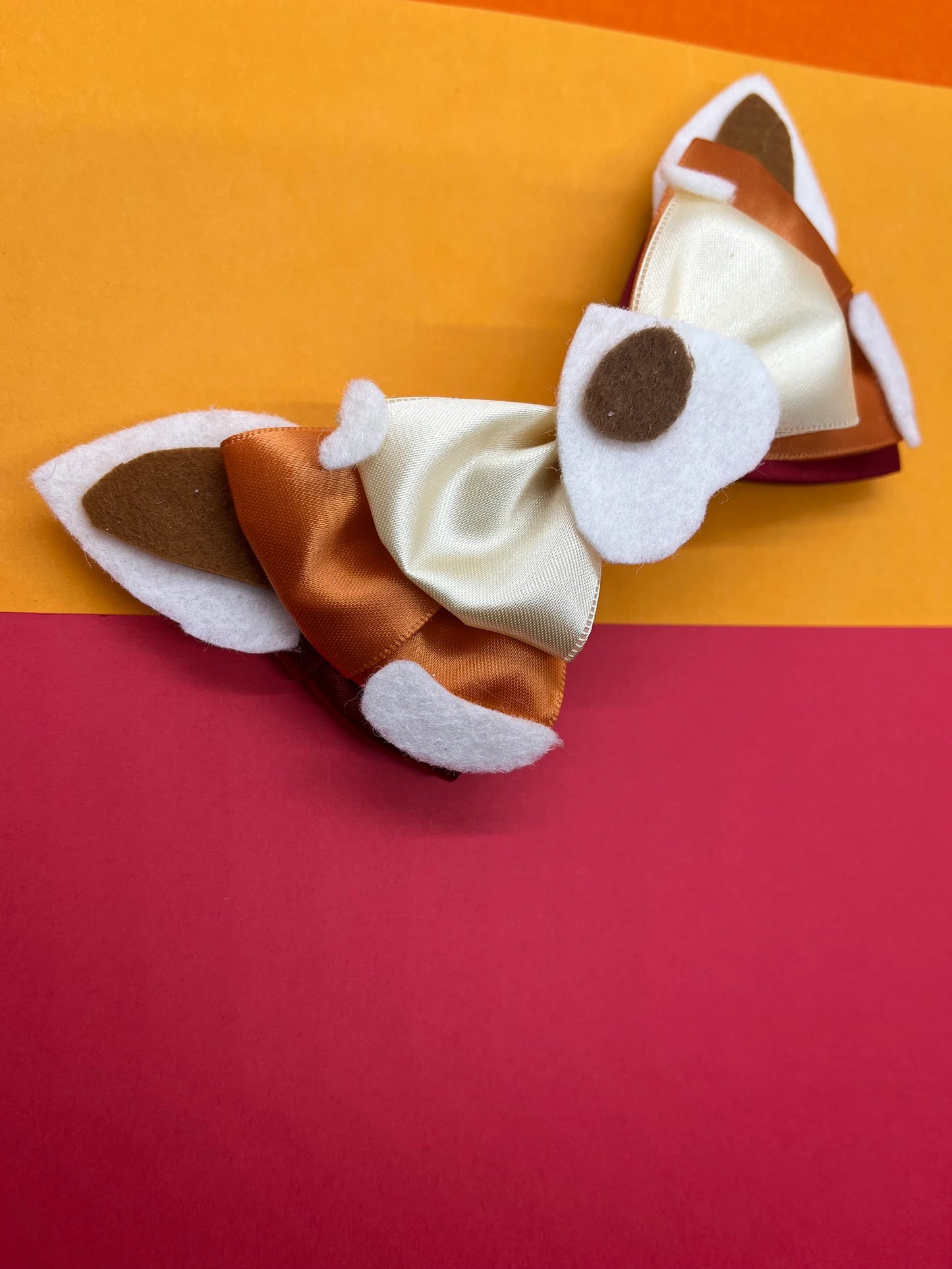 Panda Inspired Hair Bow
