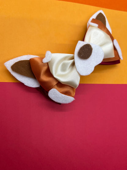 Panda Inspired Hair Bow